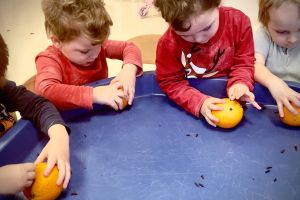 świąteczne zabawy sensoplastyczne