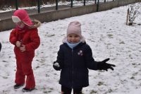 Zabawy zimowe na śniegu