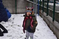 Zabawy zimowe na śniegu