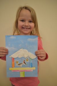 "Karmnik dla ptaków"- praca plastyczna