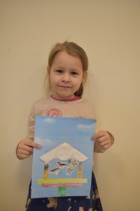 "Karmnik dla ptaków"- praca plastyczna