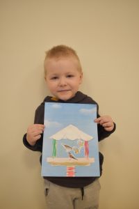 "Karmnik dla ptaków"- praca plastyczna