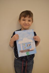 "Karmnik dla ptaków"- praca plastyczna