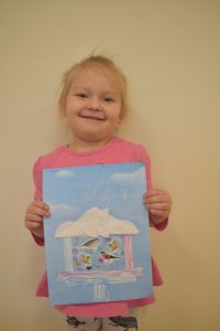 "Karmnik dla ptaków"- praca plastyczna