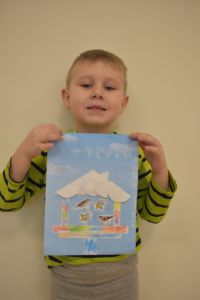 "Karmnik dla ptaków"- praca plastyczna