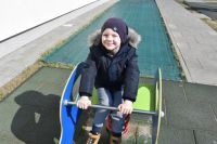 Wiosenne zabawy na placu zabaw