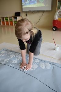 Nasza flaga- praca plastyczna