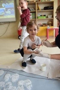 Nasza flaga- praca plastyczna