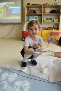 Nasza flaga- praca plastyczna