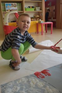 Nasza flaga- praca plastyczna