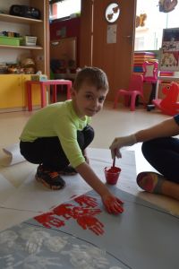 Nasza flaga- praca plastyczna