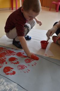 Nasza flaga- praca plastyczna