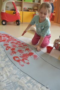 Nasza flaga- praca plastyczna