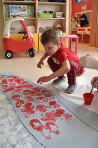 Nasza flaga- praca plastyczna