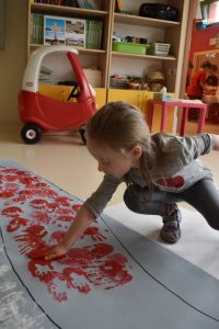 Nasza flaga- praca plastyczna