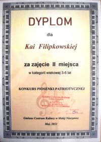 Sukces w Konkursie Piosenki