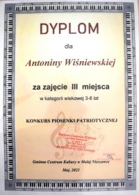 Sukces w Konkursie Piosenki