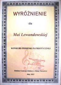 Sukces w Konkursie Piosenki