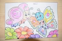 Wiosenne Motylki- nasze prace