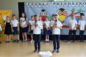 Pożegnanie przedszkola grupa Sówki