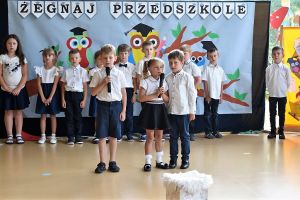 Pożegnanie przedszkola grupa Sówki