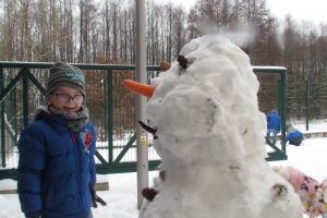 zabawy na śniegu