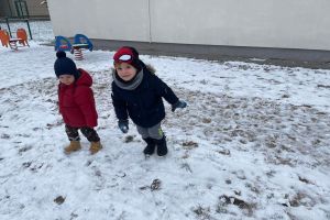zabawy w śniegu