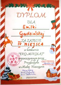 Sukces w Konkursie Eko- Mikołaj