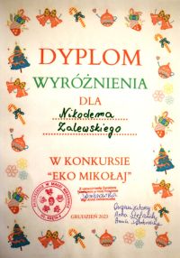 Sukces w Konkursie Eko- Mikołaj