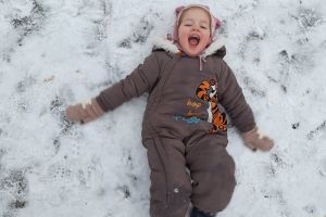 zabawy na sniegu