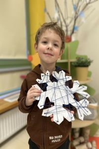 Udział w konkursie plastycznym "Śnieżynka"