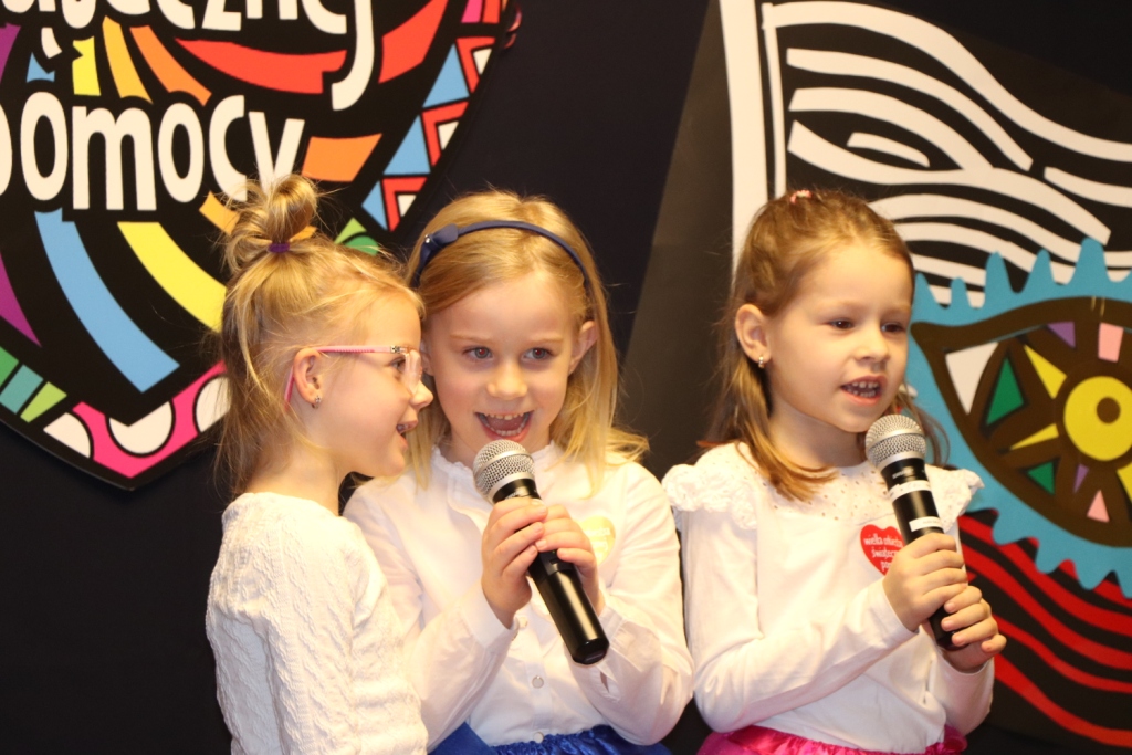 Występ przedszkolaków podczas 30 Finału WOŚP- 30.01.2022r.