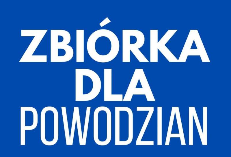 Zbiórka dla powodzian