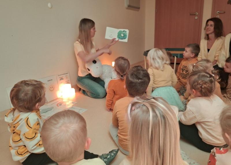 Projekt edukacyjny "Kolorowe uczucia Gucia- radość"- 18.11.2024r.